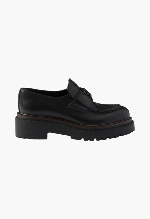Black - Double Chocolate Leather Loafers - GLAM MODA